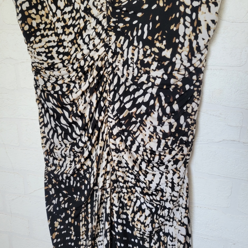 Cache Ruched Studded Cutout Dress - Picture 7 of 8